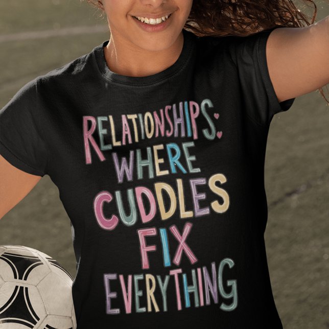 Cat Mamma Cuddles korrigerar allt T Shirt (Skapare uppladdad)