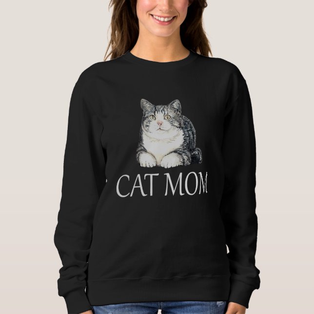 Cat Mamma Cute Cute Women T Shirt (Framsida)
