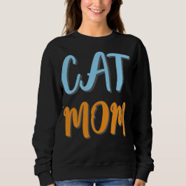 Cat Mamma-Cute-Kattdjur med tillval för anpassning T Shirt