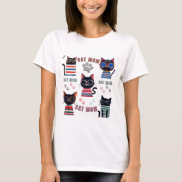 Cat Mamma - Cute & Mysigt Design for Proud Cat Lov T Shirt