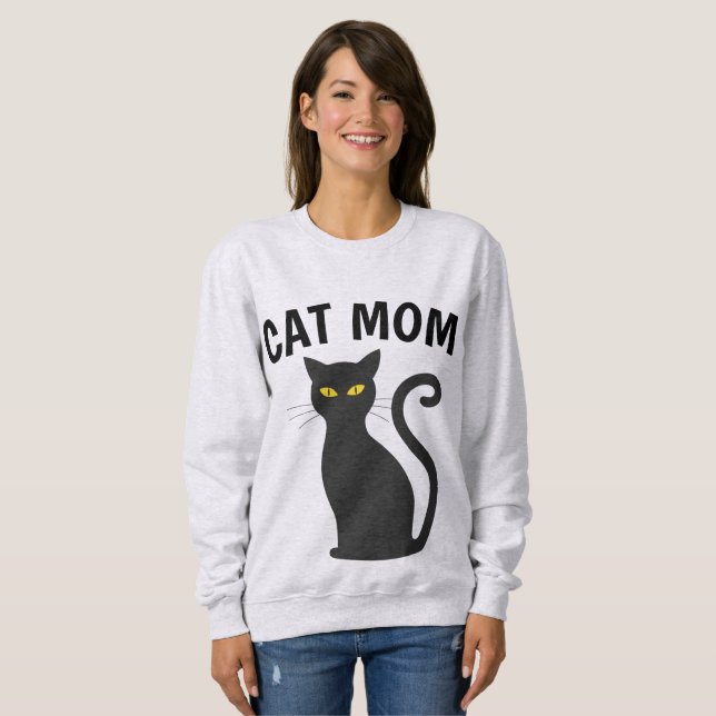 CAT MAMMA Dam t-shirts (Hel framsida)