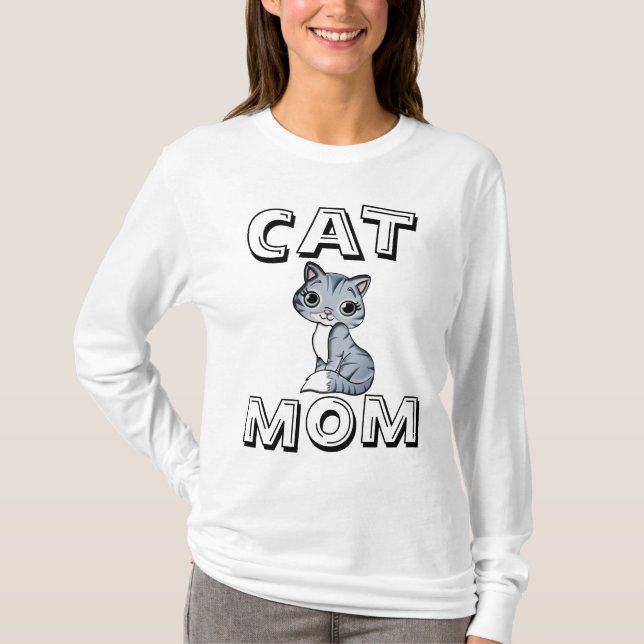 CAT MAMMA, Dam T-Shirts (Framsida)
