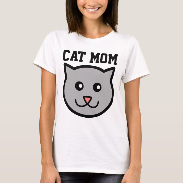 CAT MAMMA dam t-shirts (Framsida)