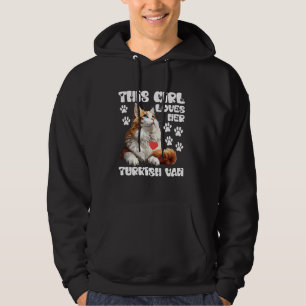 Cat Mamma DENNE KÄRLEK HER TURKISH VAN Cat Owne Hoodie