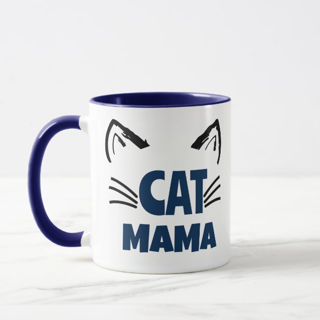 Cat Mamma, Djurälskare Cat Mamma Graphic Mugg Desi (Vänster)