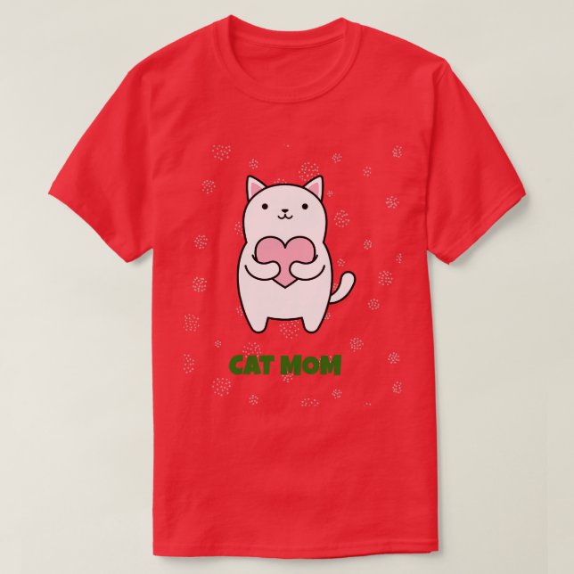 Cat Mamma efter LAMAJ T Shirt (Design framsida)