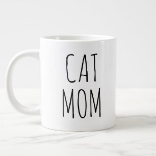 "Cat Mamma" Enkel modern jordbruksenhet Jumbo Mugg