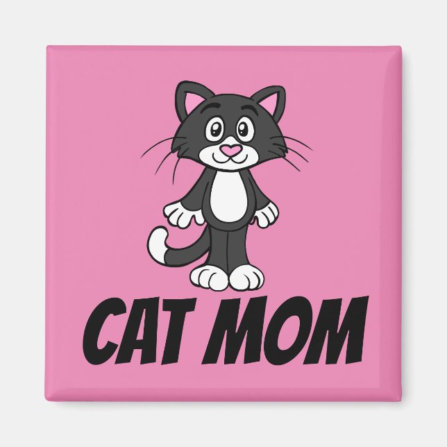 CAT MAMMA FRIDGE MAGNETS MAGNET (Framsidan)
