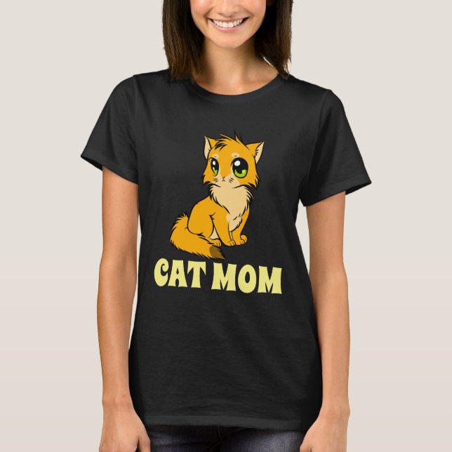 CAT MAMMA GINGER DAM T-SHIRTS (Framsida)