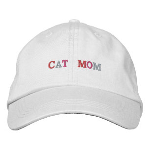 Cat Mamma Hat Broderad Keps
