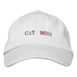 Cat Mamma Hat Broderad Keps