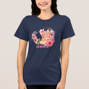 Cat mamma humor t-shirt - lustig citattest för kvi