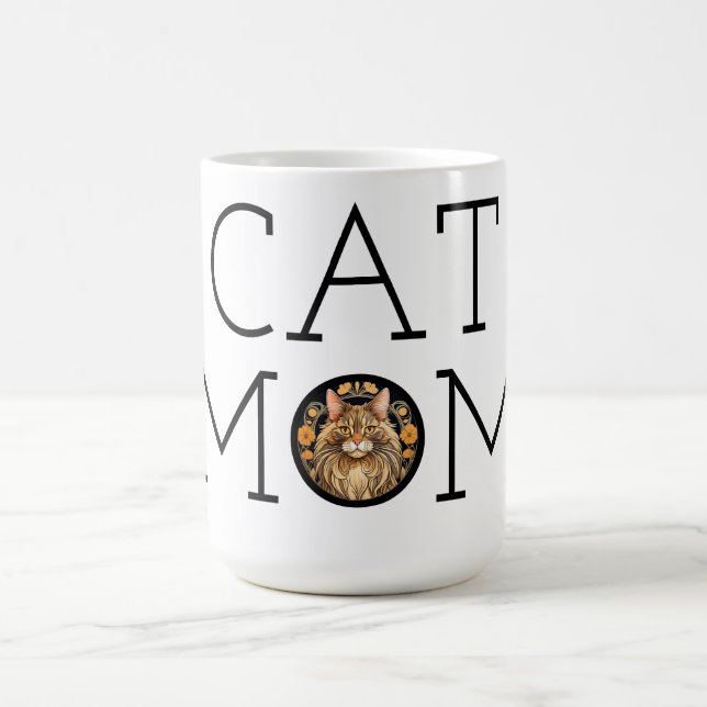 Cat Mamma Maine Coon Cat Coffee Mugg (Center)