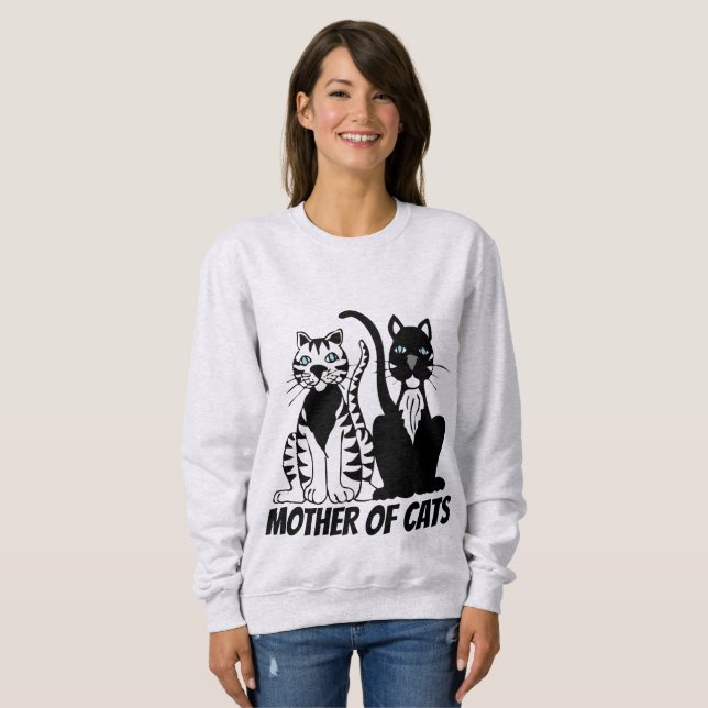 CAT MAMMA (MOR AV CATS) T-shirts (Hel framsida)