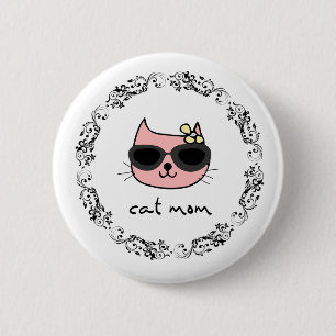 Cat Mamma Mors dag Knapp