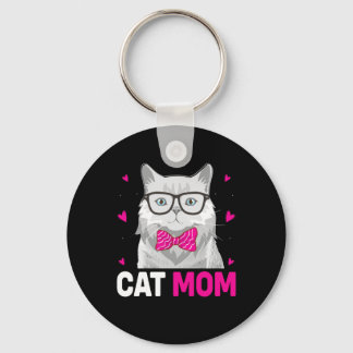 Cat Mamma Mors dag Nyckelring