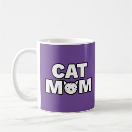 CAT MAMMA Mugg (Lila)