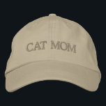 Cat Mamma Neutralt Embroized Hat Broderad Keps<br><div class="desc">Vi lägger alltid till nya mönster varje dag!</div>