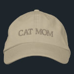 Cat Mamma Neutralt Embroized Hat Broderad Keps<br><div class="desc">Vi lägger alltid till nya mönster varje dag!</div>
