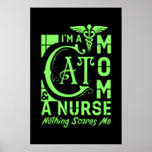 Cat Mamma Nurse - Funny Gift for Nurses & Cat Love