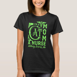 Cat Mamma Nurse - Funny Gift for Nurses & Cat Love T Shirt