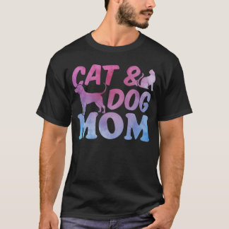 Cat Mamma och Hund Cute Cat Lover Cat Hund fa T Shirt