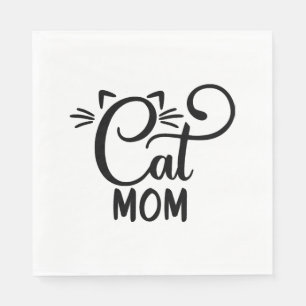 Cat mamma pappersservett