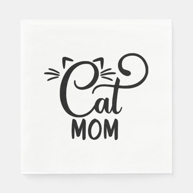 Cat mamma pappersservett (Framsidan)
