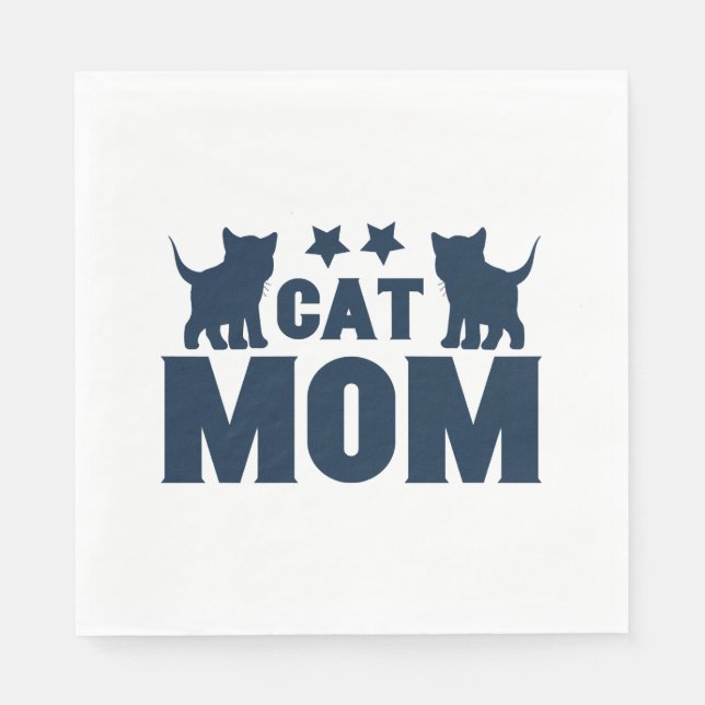 Cat Mamma Pappersservett (Framsidan)