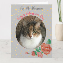 Cat Mamma Personlig Valentine Surprise Kort
