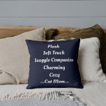 Cat Mamma plush Soft Charming Mysigt Cute Funny Tr Kudde<br><div class="desc">Förbered dig med trendiget "Plush Soft Touch Snugel Assiming Mysigt... Cat Mamma... ". Kattdjurets entusiaster, det är ett tillägg till ditt hem. Snugga upp i stil och visa kärlek för ditt sällskapsdjur i baby. Lägg till den i din vagn för oemotståndlig färdighet! Använda designen verktyg för att anpassa ditt unika...</div>