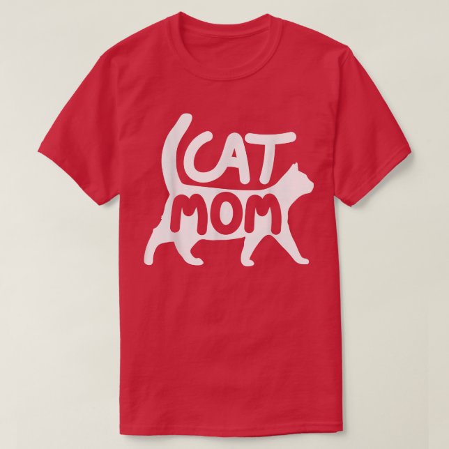 Cat Mamma presenterar ett snyggt utkast för Cat Ma T Shirt (Design framsida)