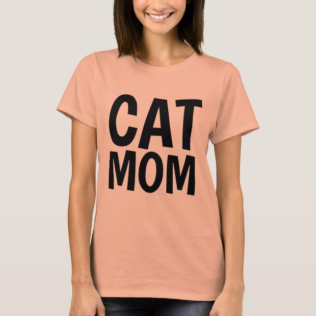 CAT MAMMA rosa T-shirts & tanktop (Framsida)