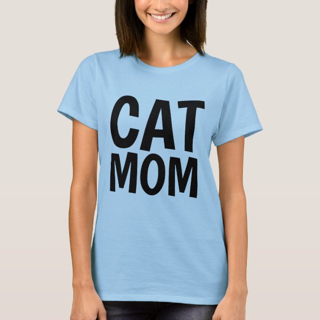 CAT MAMMA rosa T-shirts & tanktop (Framsida)