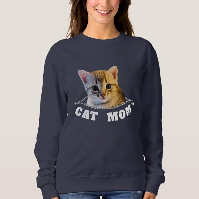 Cat mamma T-Shirt (Framsida)