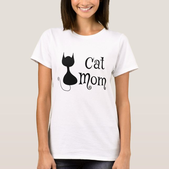 Cat Mamma T Shirt (Framsida)