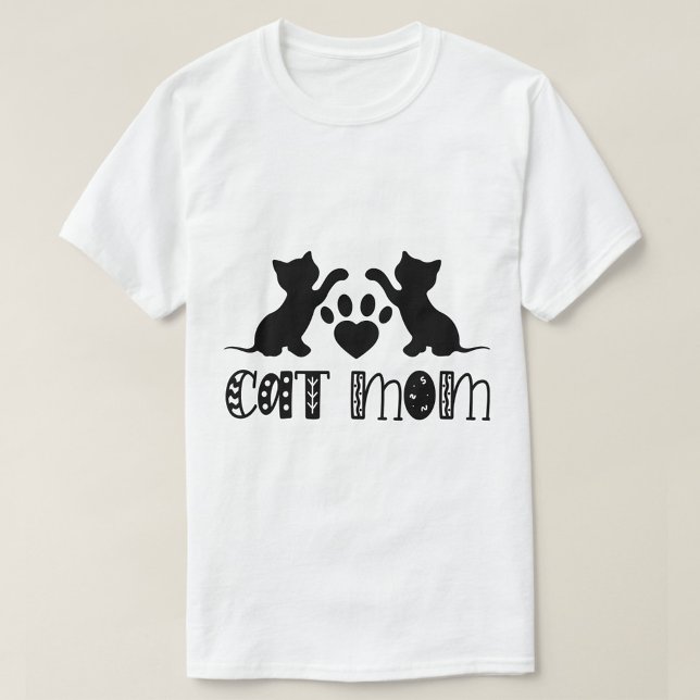 Cat Mamma T-Shirt (Cute Cat Mom T-Shirt!)