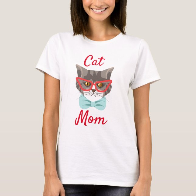 Cat Mamma T-Shirt (Framsida)