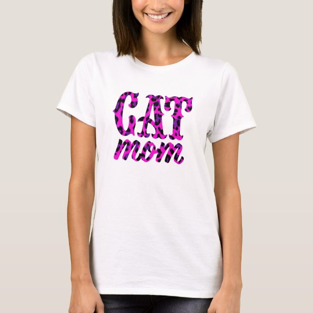 Cat Mamma T Shirt (Framsida)