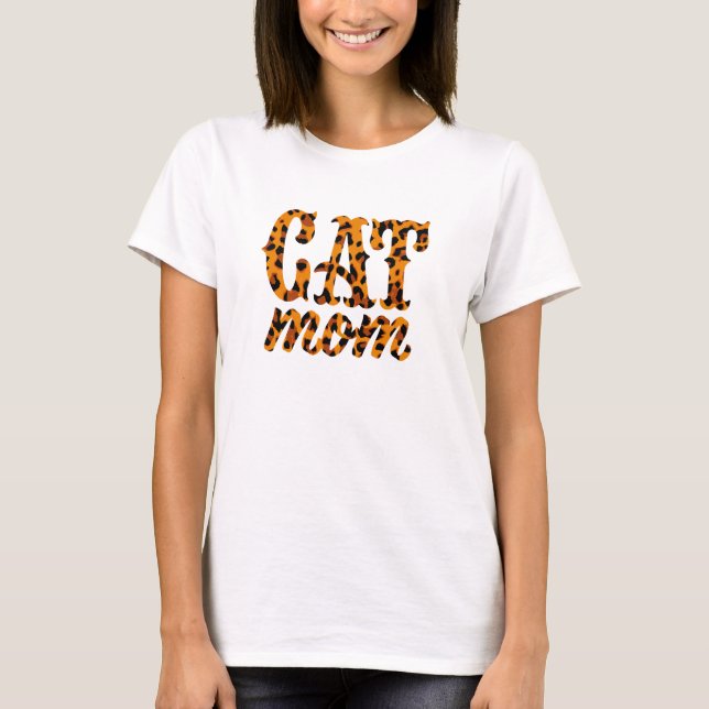Cat Mamma T Shirt (Framsida)