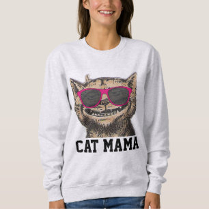 CAT MAMMA T-Shirts, Sunglass Funny CAT T Shirt