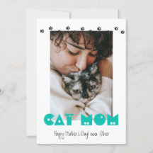 Cat Mamma | Tass avtryck | Anpassningsbar Mors dag