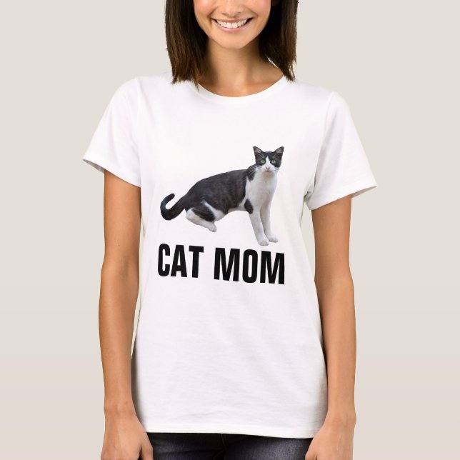 CAT MAMMA, TUXEDO CAT T-shirts (Framsida)