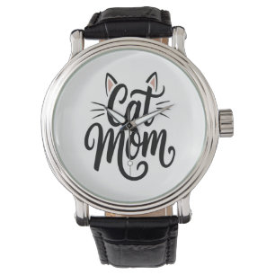 Cat Mamma Whiskers och Öron Armbandsur