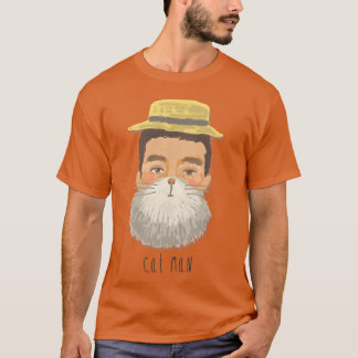 Cat man-familj t shirt
