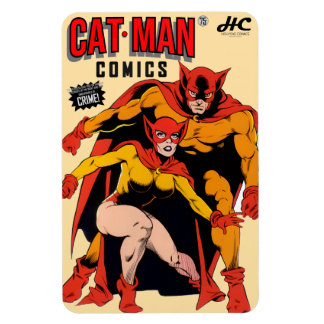 CAT-MAN Serietidningar Retro Magnet