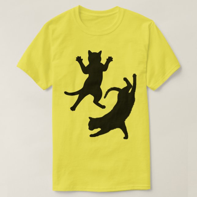 Cat Manar tshirts | Cute Funny Cat Silhouette (Design framsida)