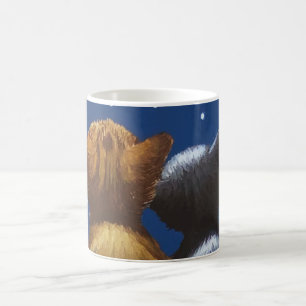 Cat Måne Kärlek ska vara med dig Kaffemugg