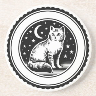 Cat Måne och Stars Underlägg