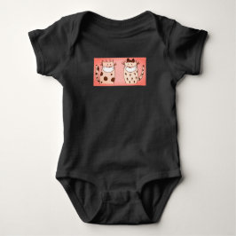 CAT MED ANSIKTE MASK BABY BODY KOSTYM T SHIRT